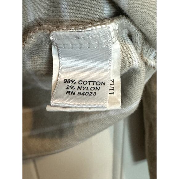 Banana Republic Khaki/Tan Long Sleeve Pullover with 1/4 Zip Size XL - Picture 4 of 12